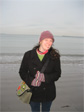 Sasha on the beach.