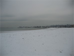 Revere Beach, looking out to the east towards Beachmont.