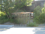 Canoe stand near the bus stop at Eastlake and Boston.