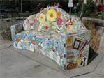 Bench at Lynn Street Park.