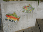 Darwin fish at Lynn Street Park.