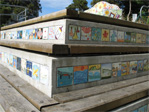 Stairs to the water at Lynn Street Park.