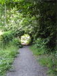 Tunnel behind the tennis courts in Volunteer Park